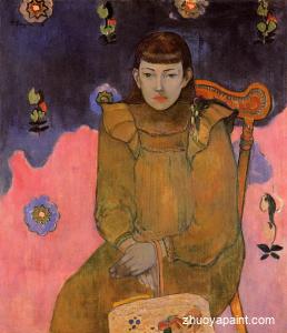 Portrait of a Young Woman, Vaite (Jeanne) Goupil