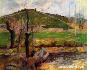 River Aven below Mount Sainte-Marguerite