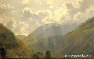 Last sun rays (etude)