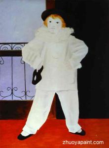 Paulo, Picasso&acute;s Son, as Pierrot