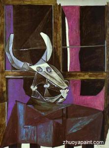 Still Life with Steer&acute;s Skull