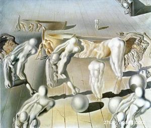 Invisible-Sleeping Woman, Horse, Lion