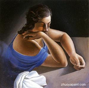 Figure at a Table (Portrait of My Sister)