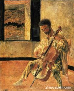 Portrait of the Cellist Ricard Pichot