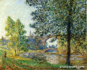 Banks of the Eure, Sunlight Effect, Evening