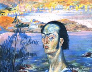 Self-Portrait with Raphaelesque Neck