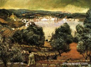 Olive Trees. Landscape at Cadaqués