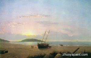 New England Coastal Scene - Cape Ann Beach