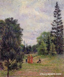 Kew Gardens, Crossroads near the Pond