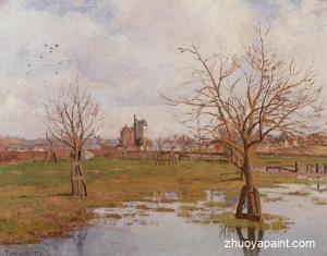 Landscape with Flooded Fields