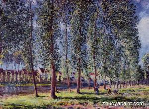 Lane of Poplars at Moret