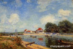 Loing Dam at Saint-Mammes