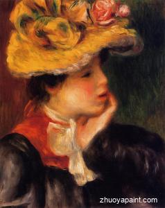 Head of a Young Woman (also known as Yellow Hat)