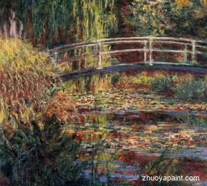 Water-Lily Pond, Symphony in Rose