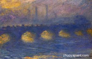 Waterloo Bridge, Overcast Weather