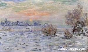 Winter on the Seine, Lavacourt