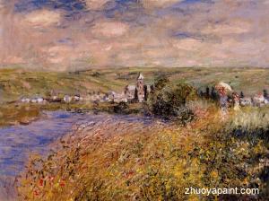 Vetheuil Seen from Ile Saint Martin