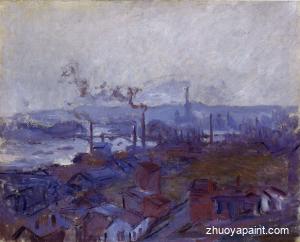 View of Rouen from the Cote Sainte-Catherine