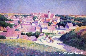 Moulineux, the Entrance to the Village