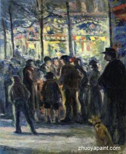 Street Scene in Winter