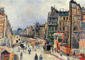 The Opening of the Rue Reaumur