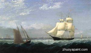 Ships in Boston Harbor