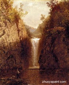 Landscape with Waterfall