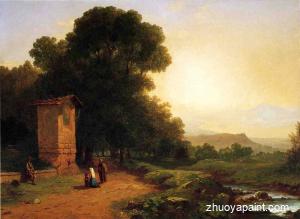 The Shrine - A Scene in Italy