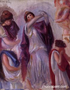 Scene Antique - Femmes aux Peplums