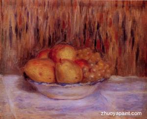 Still Life with Pears and Grapes