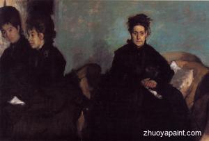 The Duchess di Montajesi with Her Daughters, Elena and Camil