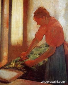 Woman Ironing