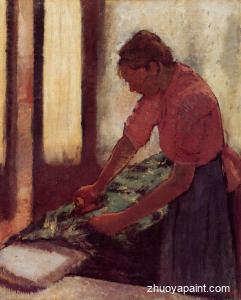Woman Ironing
