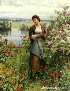 Julia among the Roses