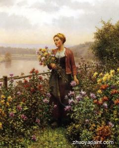 Woman in a Garden