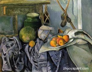 Still Life with a Ginger Jar and Eggplants