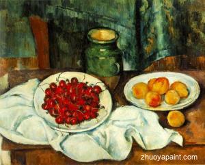 Still Life with a Plate of Cherries