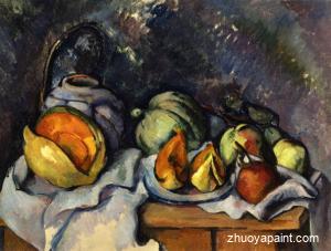 Still Life with Fruit and a Pot of Ginger