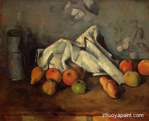 Still Life with Milk Can and Apples