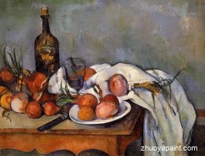 Still Life with Red Onions