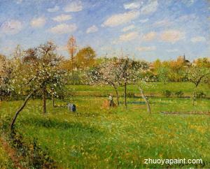 Morning, Spring, Grey Weather, Eragny