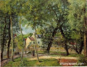 Paysage a Osny pres de l&acute;abreuvoir