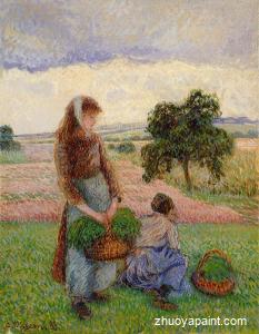Peasant Woman Carrying a Basket
