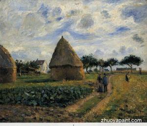 Peasants and Hay Stacks