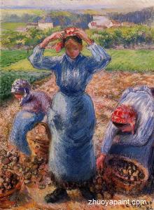 Peasants Harvesting Potatoes