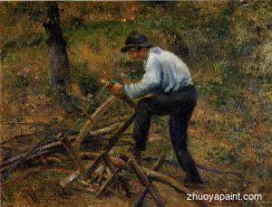 Pere Melon Sawing Wood