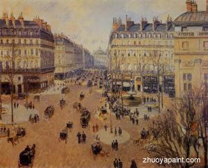 Place du Theatre Francais-Afternoon Sun in Winter