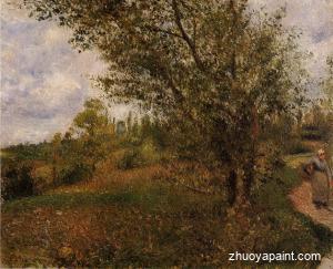 Pontoise Landscape, Through the Fields