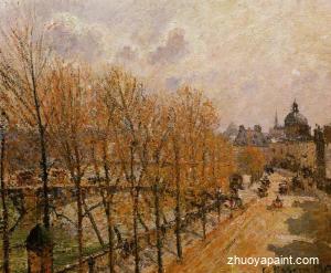 Quai Malaquais - Morning, Sun