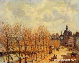 Quai Malaquais, Morning, Sunny Weather